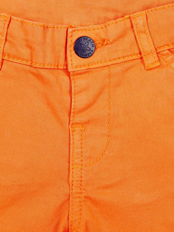 Orange Casual Shorts image number null